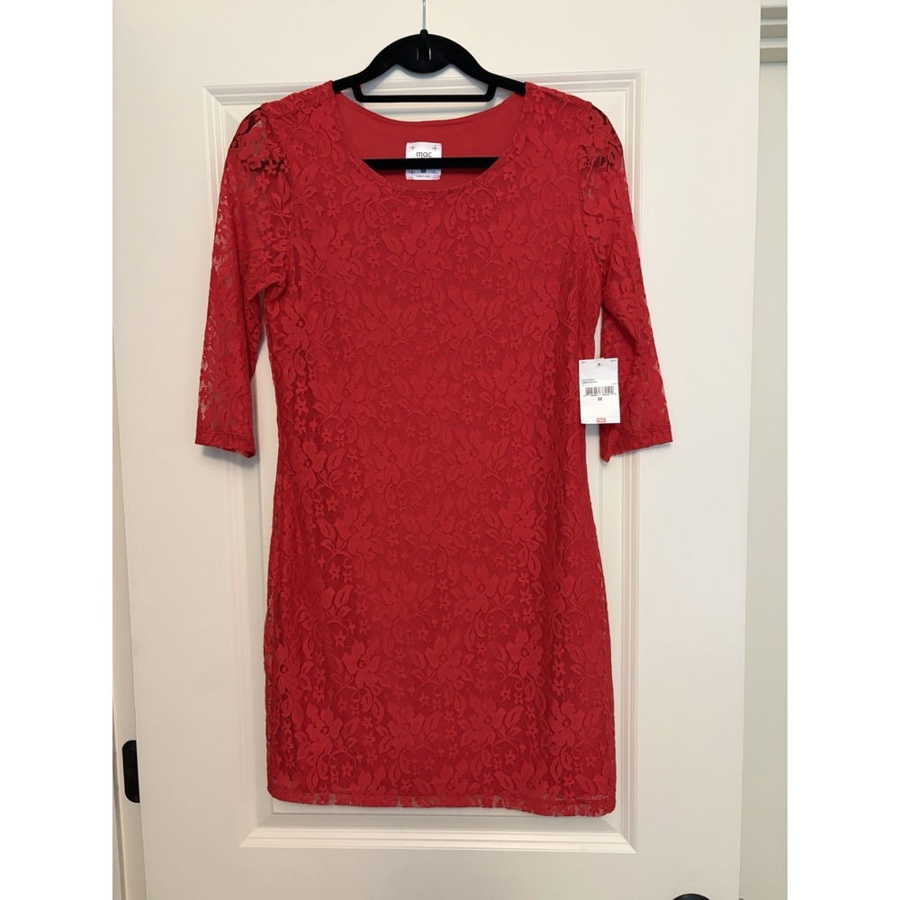 NWT Woman's Dress Red Size M Holiday Christmas